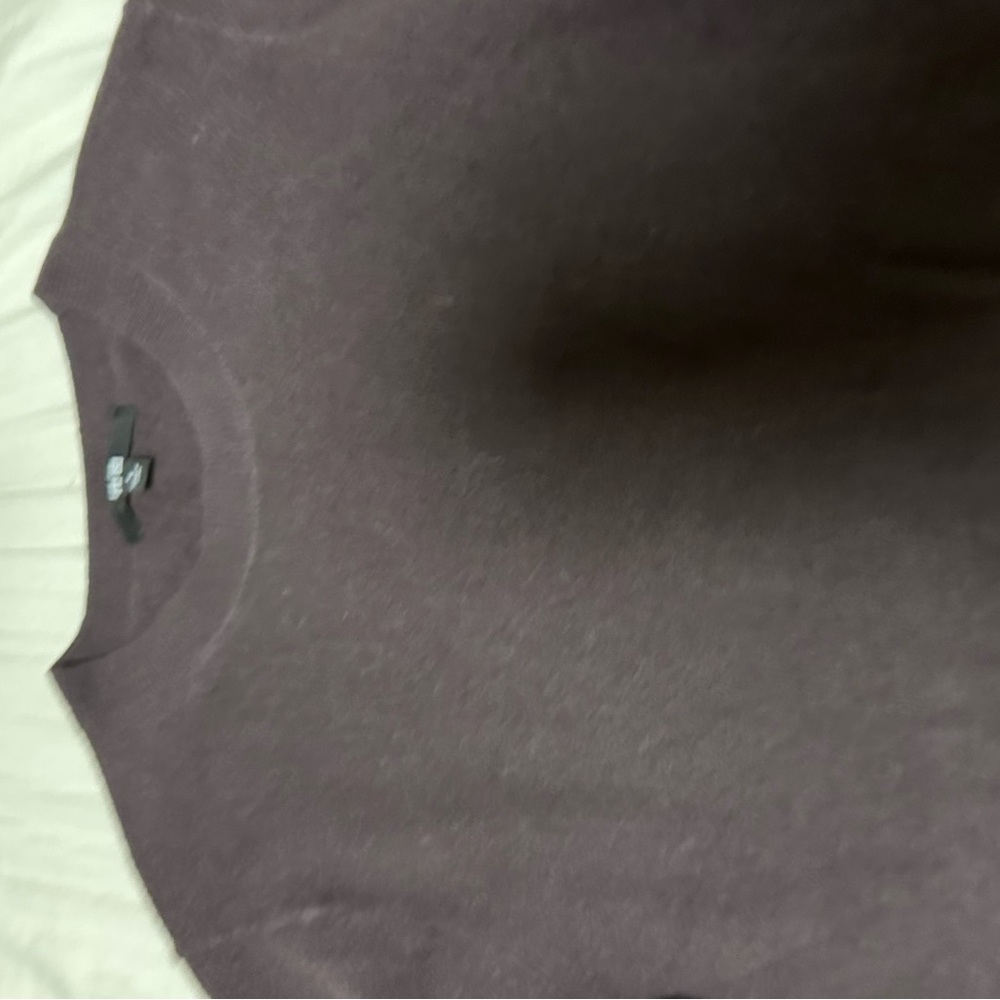 Uniqlo Women's cashmere Crew Neck Sweater - Dark Brown - Picture 3 of 6